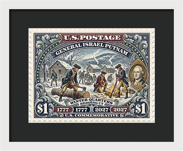 Putnam at Redding $1 - Framed Print