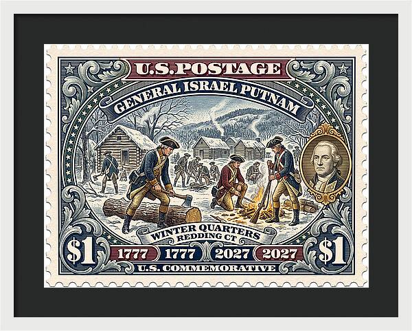 Putnam at Redding $1 - Framed Print