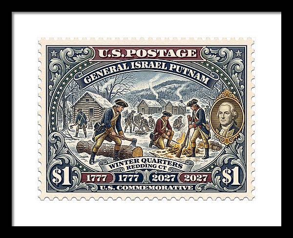 Putnam at Redding $1 - Framed Print