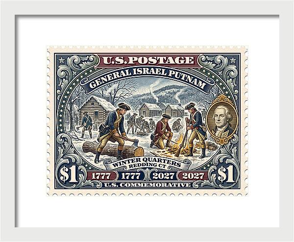 Putnam at Redding $1 - Framed Print