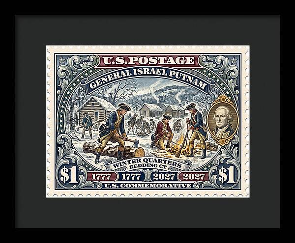 Putnam at Redding $1 - Framed Print