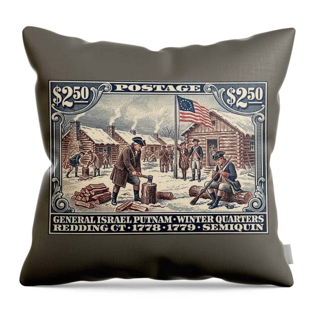 Putnam at Redding $2.50 - Throw Pillow