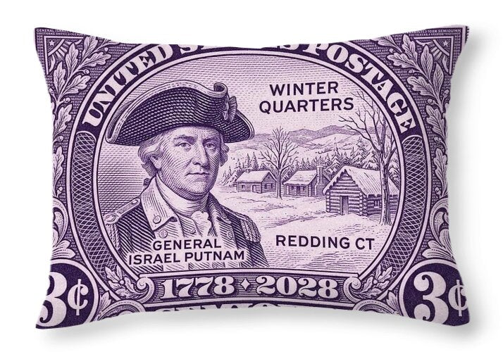 Putnam at Redding 3c - Throw Pillow