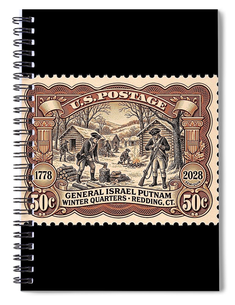 Putnam at Redding 50c 2 - Spiral Notebook