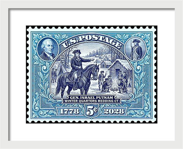 Putnam at Redding 5c - Framed Print