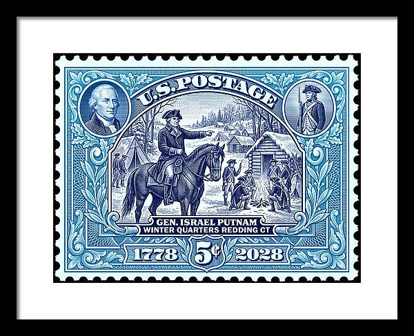 Putnam at Redding 5c - Framed Print