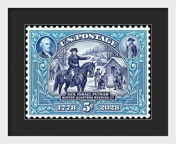 Putnam at Redding 5c - Framed Print