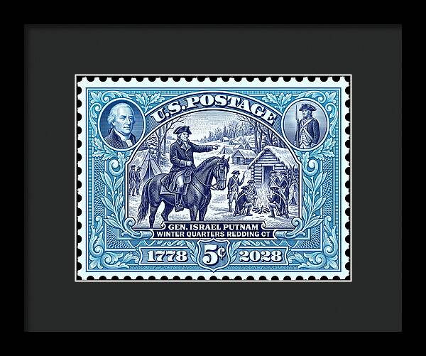 Putnam at Redding 5c - Framed Print