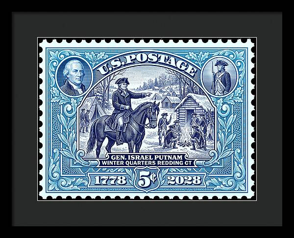 Putnam at Redding 5c - Framed Print