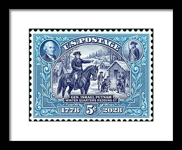 Putnam at Redding 5c - Framed Print
