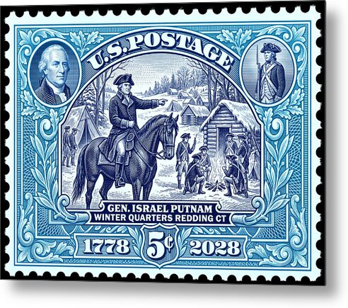 Putnam at Redding 5c - Metal Print