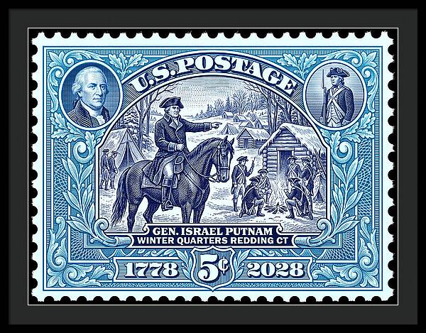 Putnam at Redding 5c - Framed Print