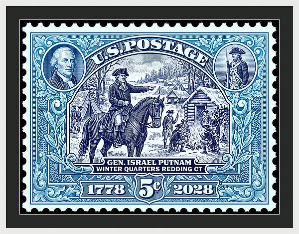 Putnam at Redding 5c - Framed Print