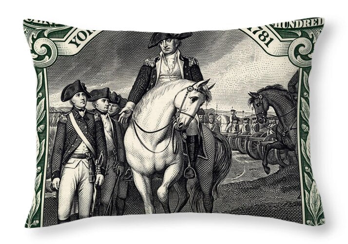 Seige of Yorktown 500c - Throw Pillow