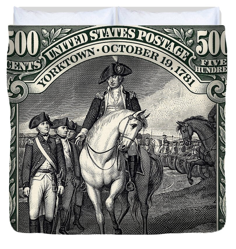 Seige of Yorktown 500c - Duvet Cover