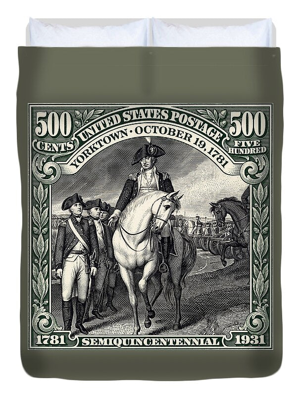 Seige of Yorktown 500c - Duvet Cover
