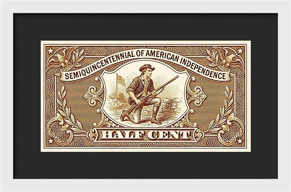 Semiquin 1/2c - Framed Print
