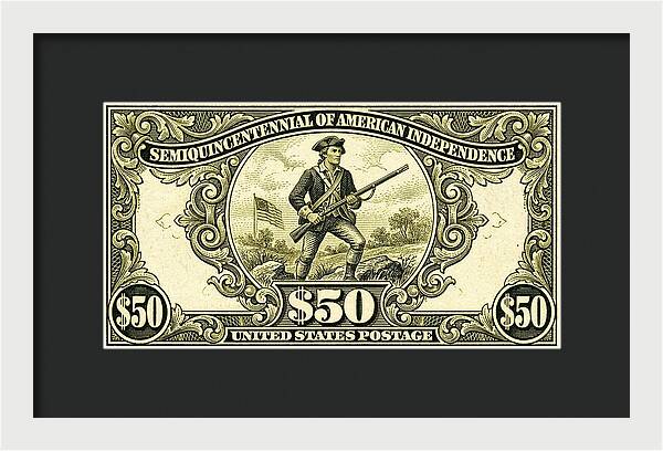 Semiquin $50 - Framed Print