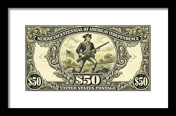 Semiquin $50 - Framed Print