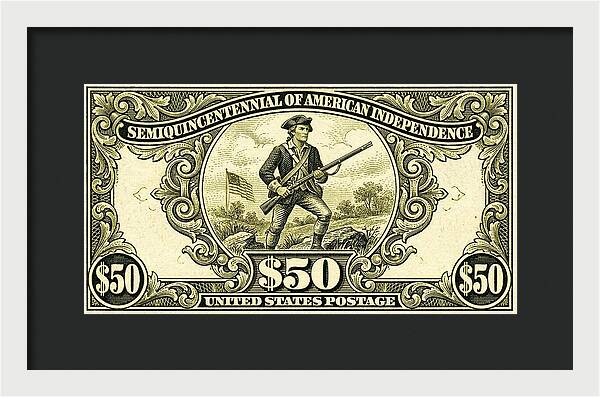 Semiquin $50 - Framed Print
