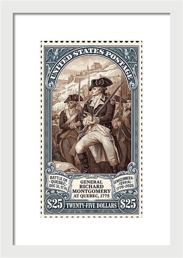 Siege of Quebec $25 - Framed Print