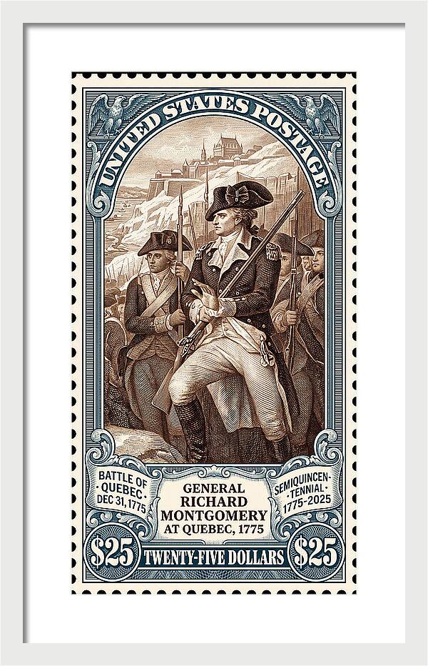 Siege of Quebec $25 - Framed Print
