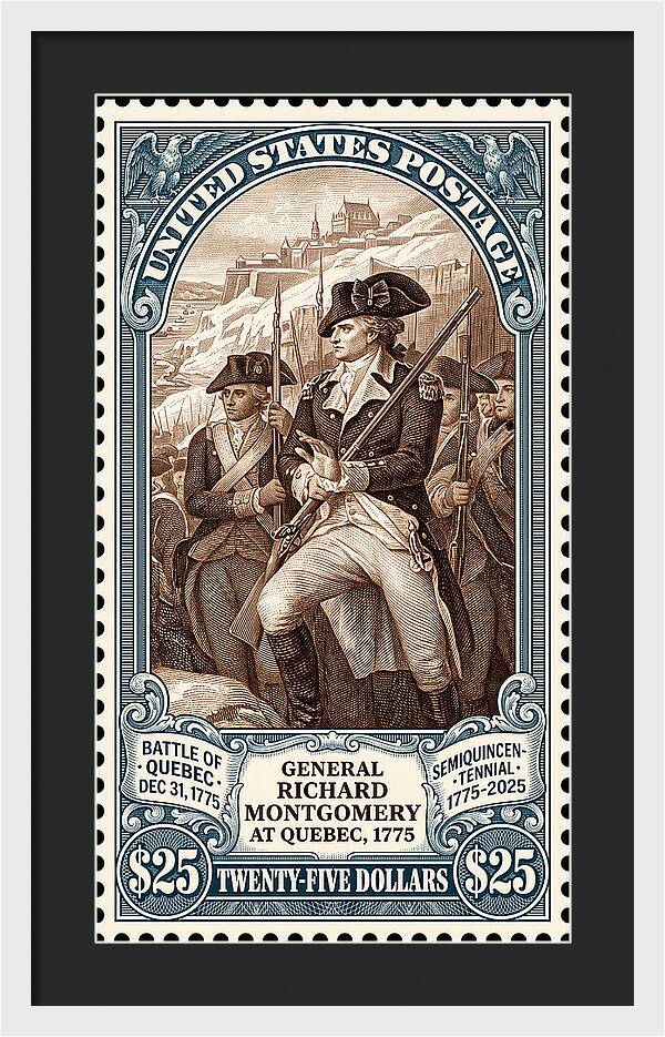 Siege of Quebec $25 - Framed Print