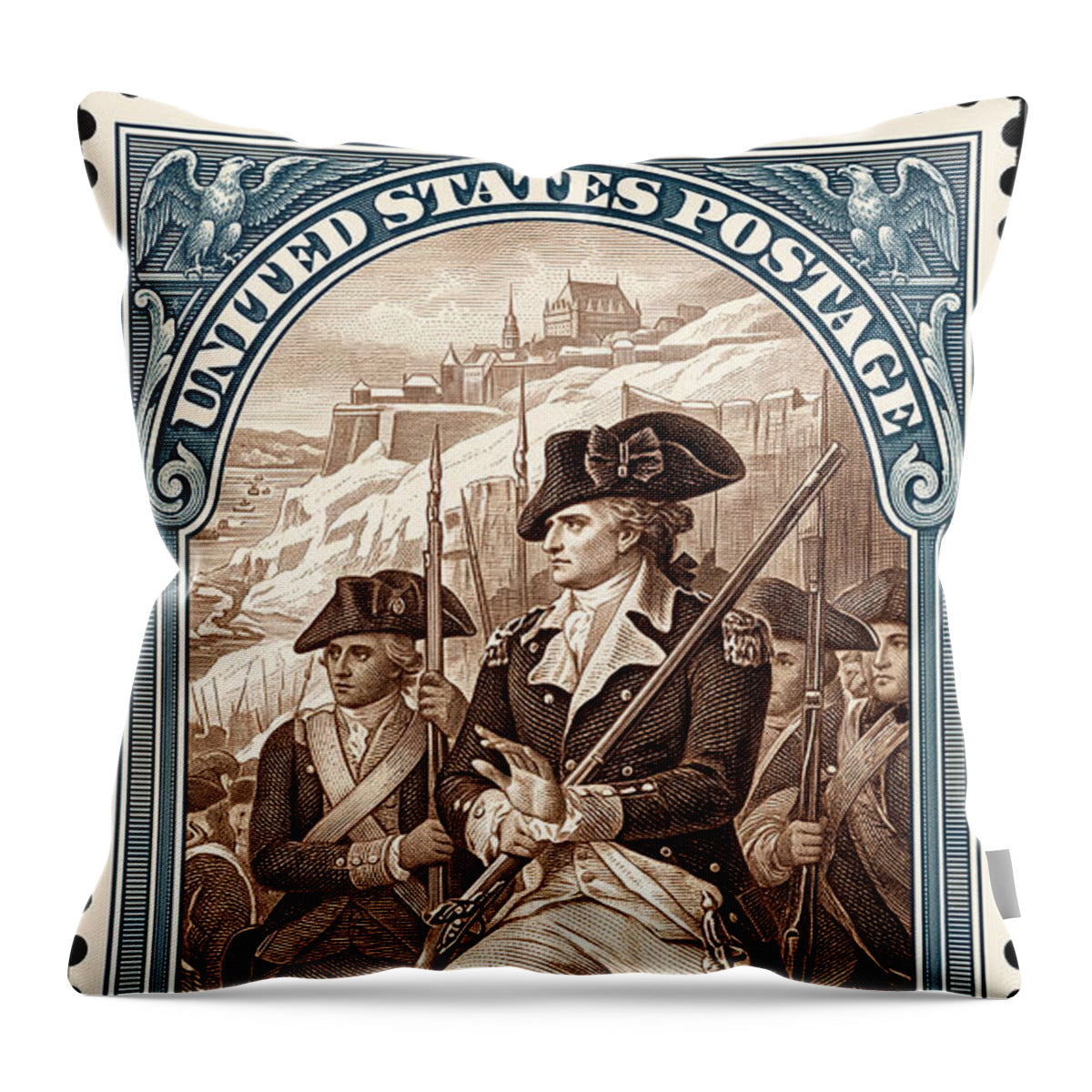 Siege of Quebec $25 - Throw Pillow