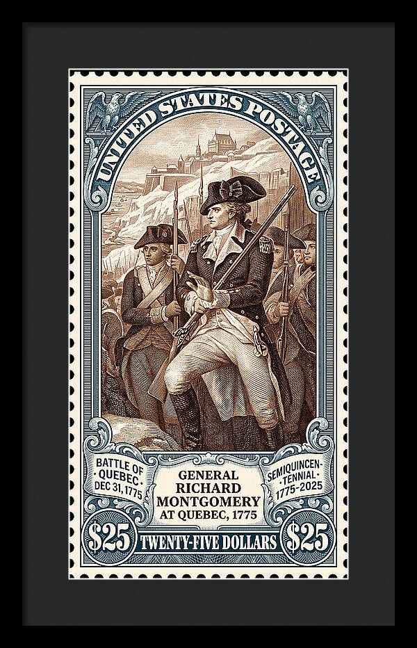 Siege of Quebec $25 - Framed Print