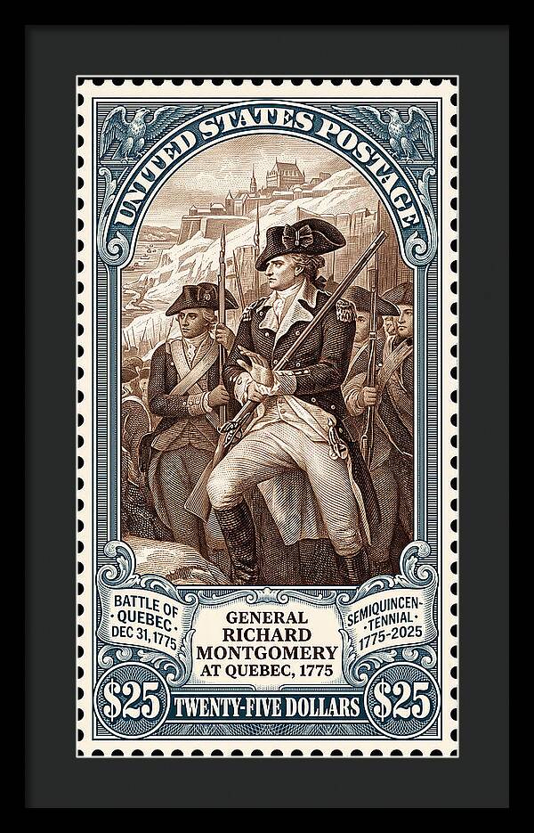 Siege of Quebec $25 - Framed Print