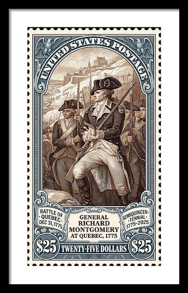 Siege of Quebec $25 - Framed Print