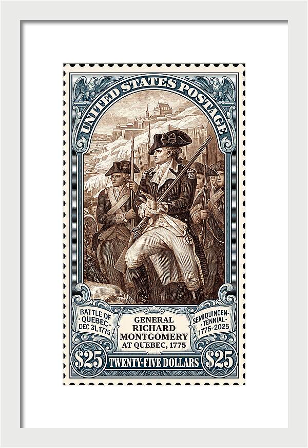 Siege of Quebec $25 - Framed Print