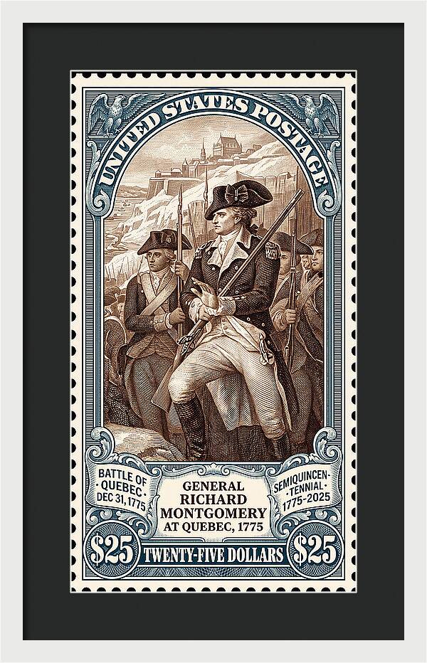 Siege of Quebec $25 - Framed Print