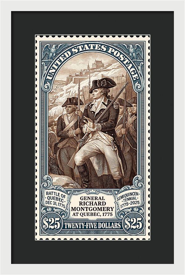 Siege of Quebec $25 - Framed Print