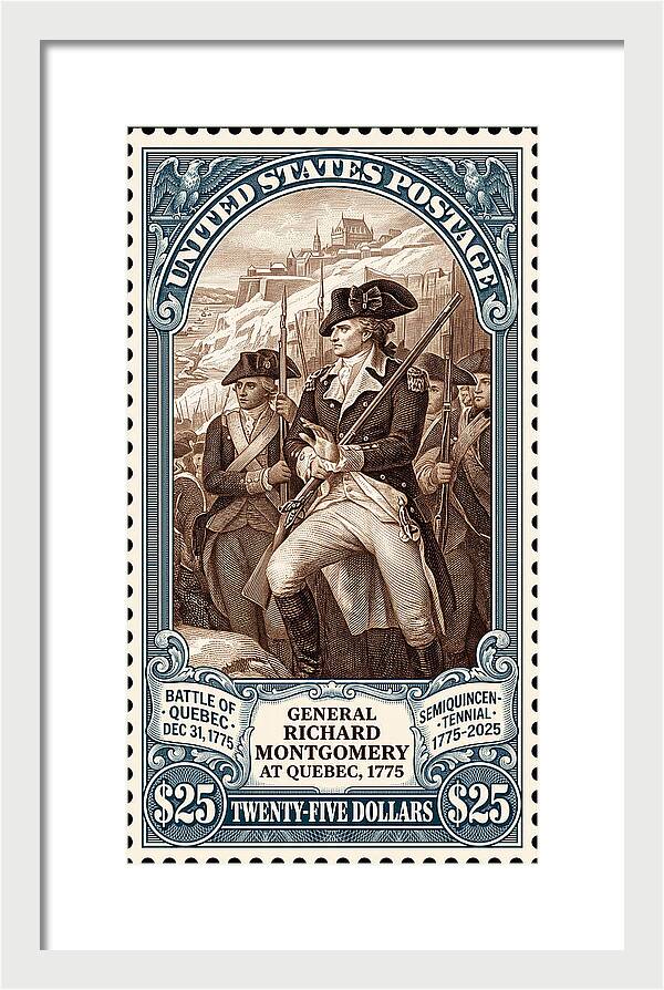 Siege of Quebec $25 - Framed Print