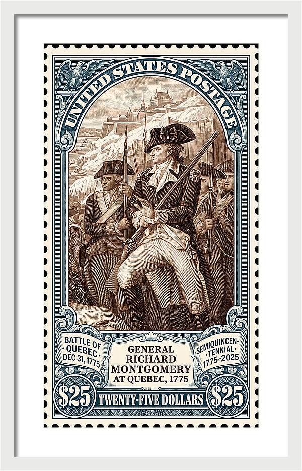 Siege of Quebec $25 - Framed Print