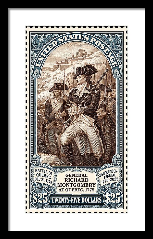 Siege of Quebec $25 - Framed Print