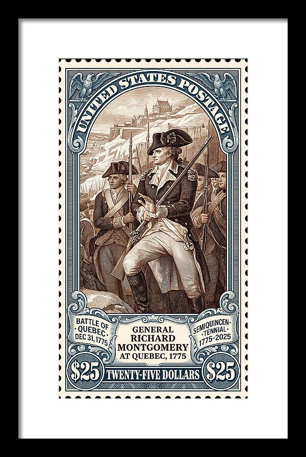 Siege of Quebec $25 - Framed Print