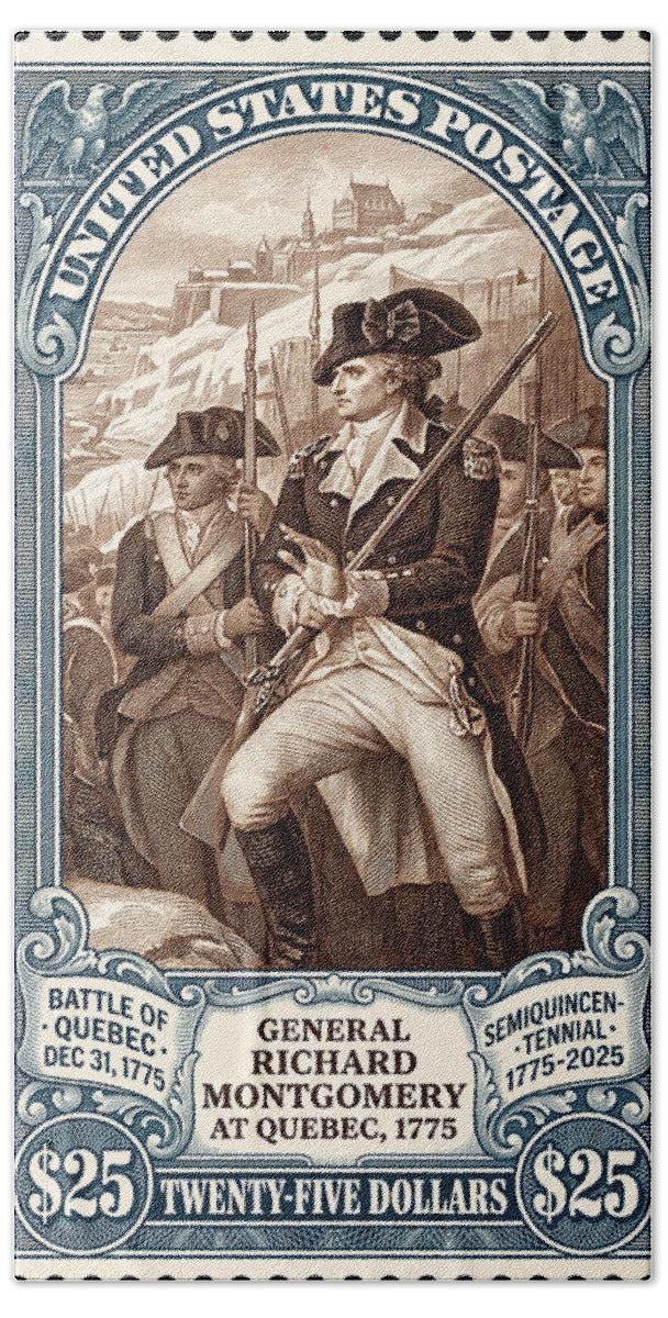 Siege of Quebec $25 - Bath Towel