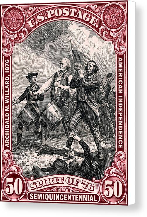 Spirit of 76 50 - Canvas Print