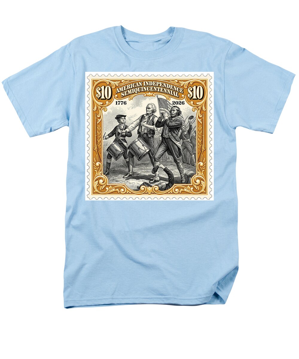 Spirit of '76 Stamp $10 2 - Men's T-Shirt  (Regular Fit)