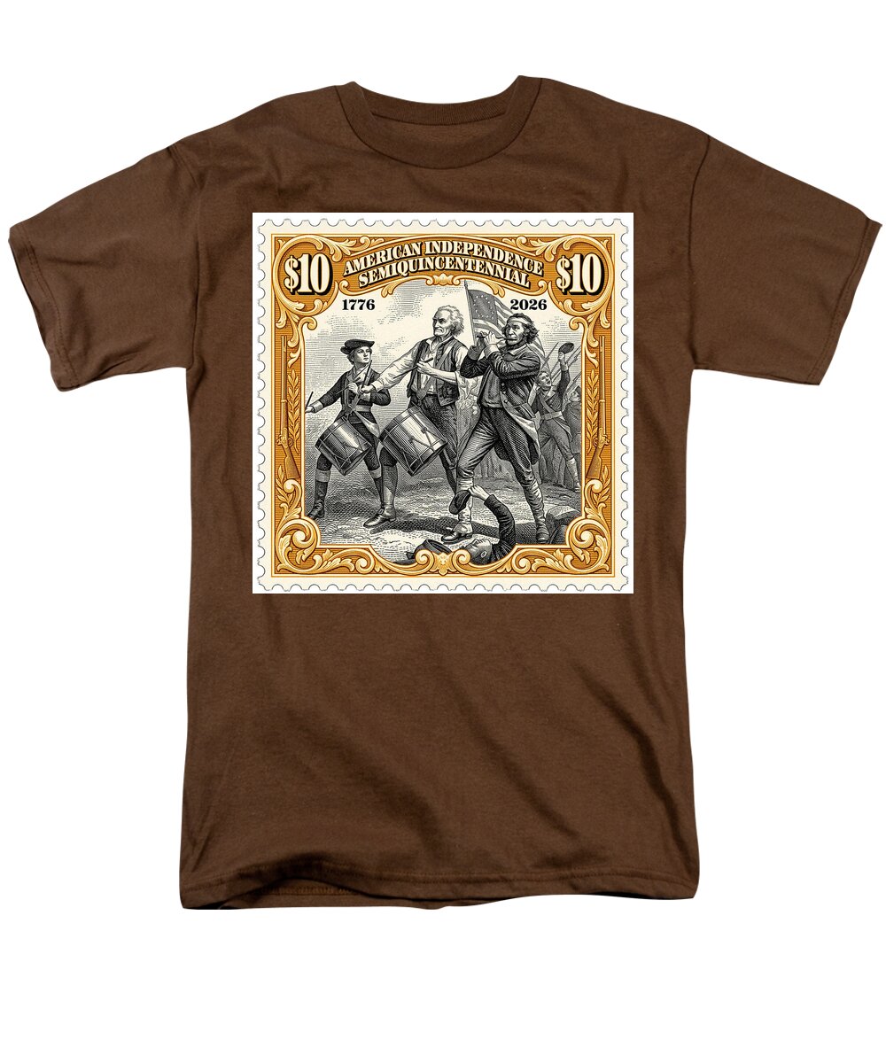 Spirit of '76 Stamp $10 2 - Men's T-Shirt  (Regular Fit)