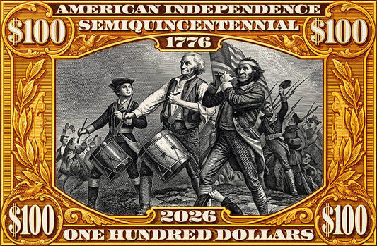 Spirit of '76 Stamp $100 - Art Print