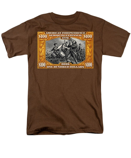 Spirit of '76 Stamp $100 - Men's T-Shirt  (Regular Fit)