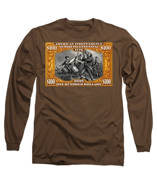 Spirit of '76 Stamp $100 - Long Sleeve T-Shirt