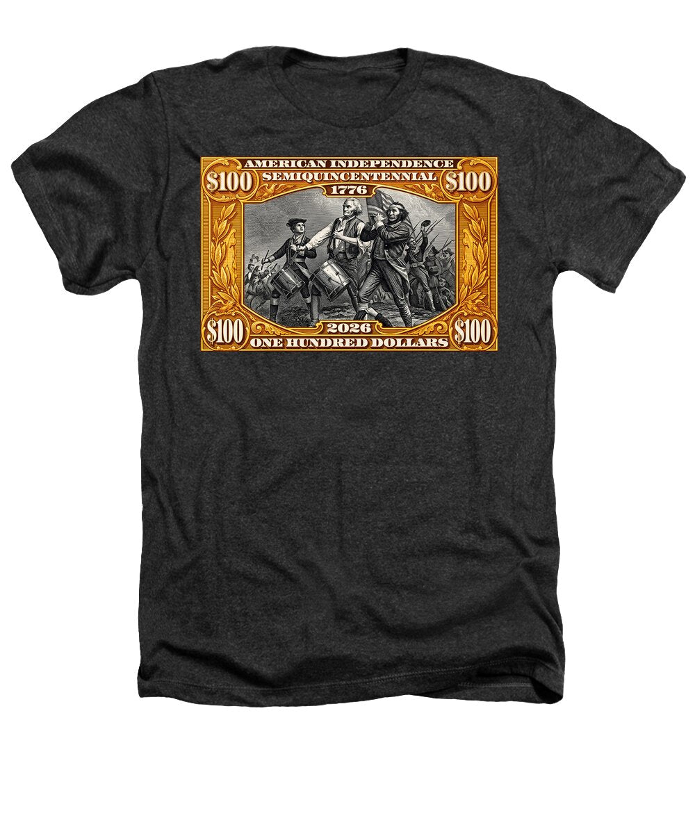 Spirit of '76 Stamp $100 - Heathers T-Shirt