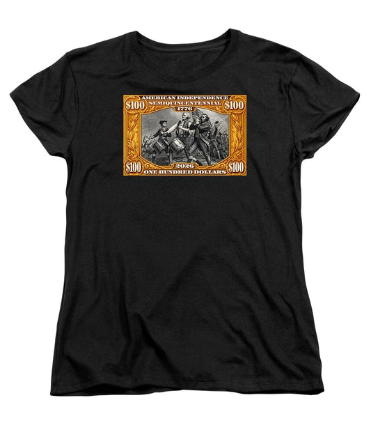Spirit of '76 Stamp $100 - Women's T-Shirt (Standard Fit)