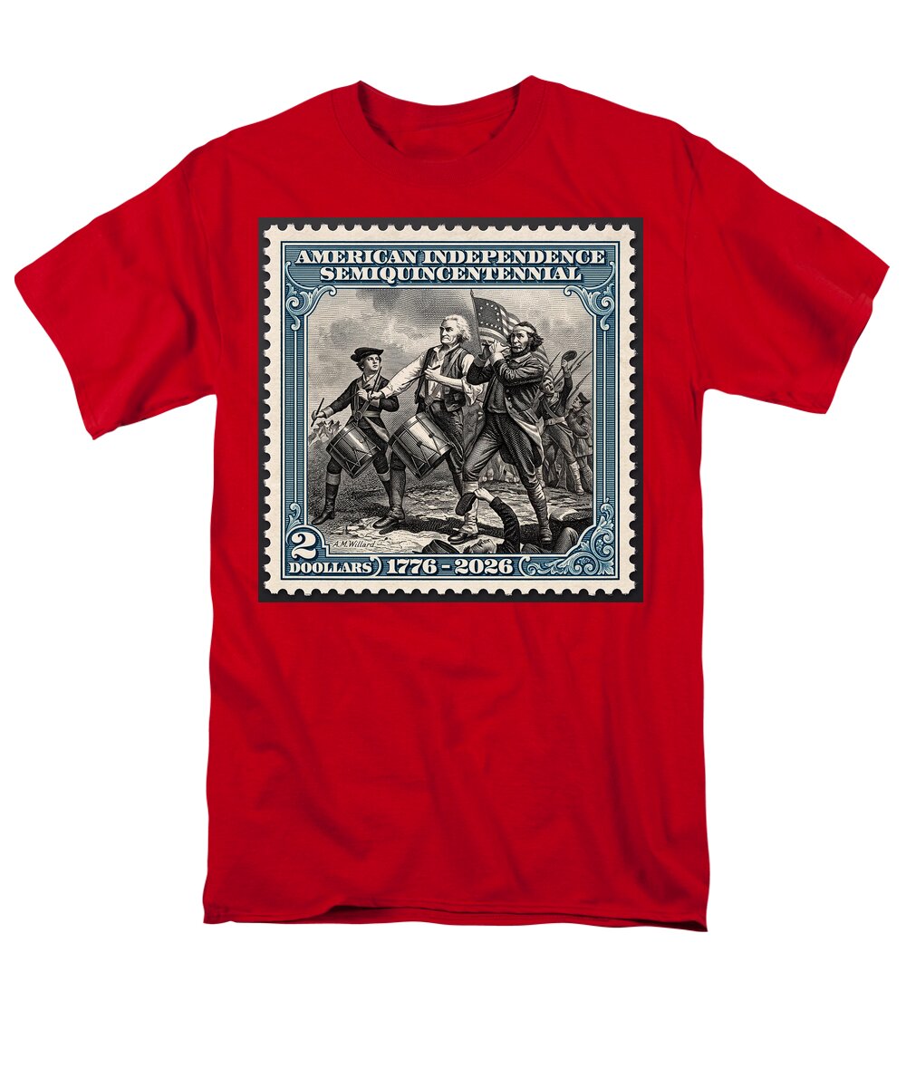 Spirit of '76 Stamp $2 - Men's T-Shirt  (Regular Fit)