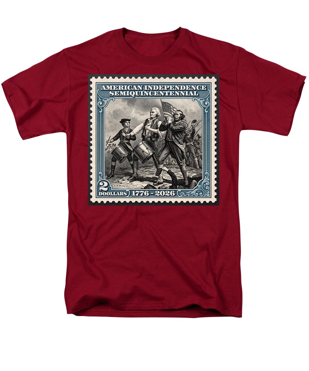 Spirit of '76 Stamp $2 - Men's T-Shirt  (Regular Fit)