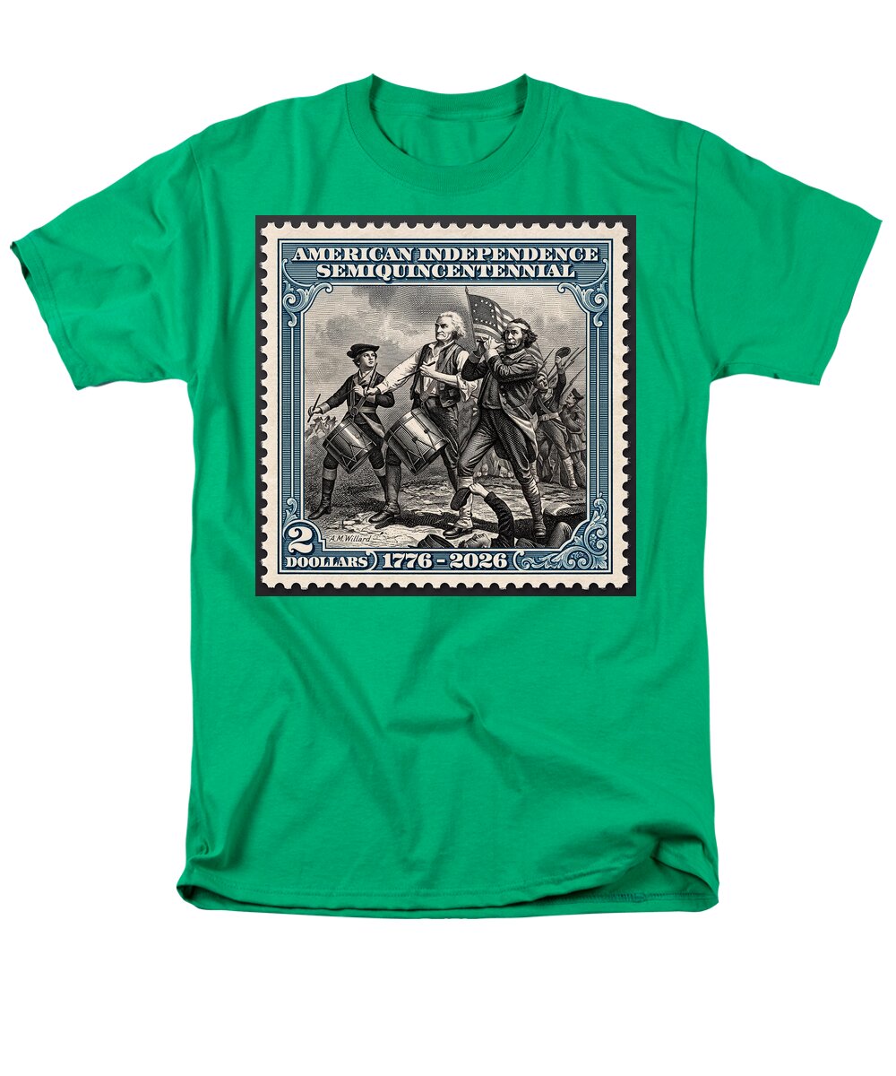 Spirit of '76 Stamp $2 - Men's T-Shirt  (Regular Fit)